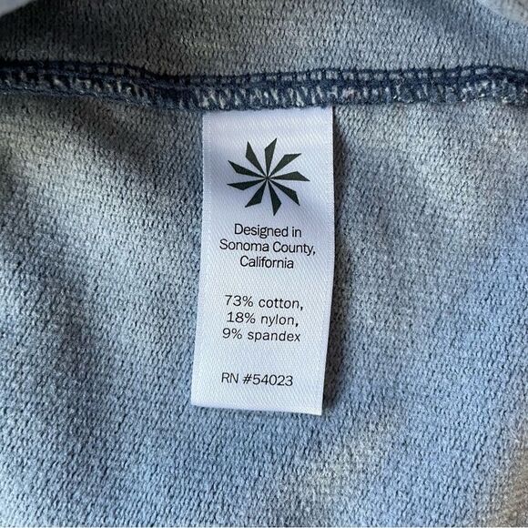 Athleta Blue Cowl-Neck Hooded Sweatshirt - Size: Small - Picture 6 of 8